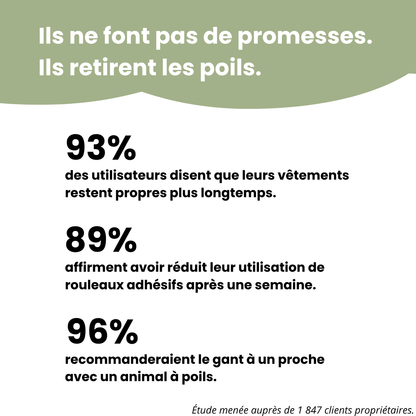 Gant Anti - Poils Réutilisable & Écologique - Le Coin Animalier